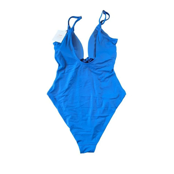 Andie Swim The Santorini One Piece Horizon Blue Eco Nylon Size Medium - Picture 3 of 6